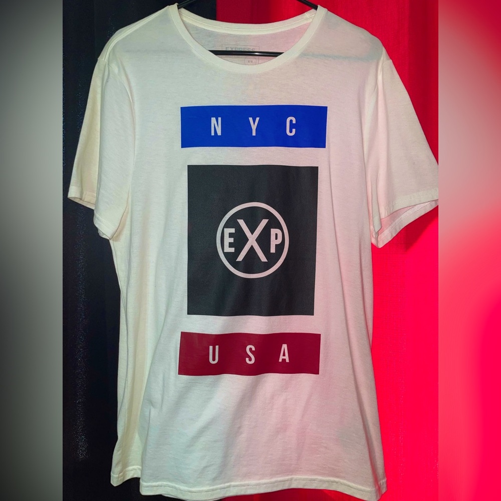 White Men’s EXPRESS Tee Medium